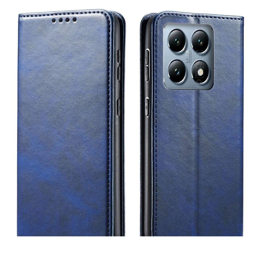 Премиальный чехол-кошелек из ПУ кожи для Xiaomi 14T, 14T Pro с магнитной застежкой и подставкой