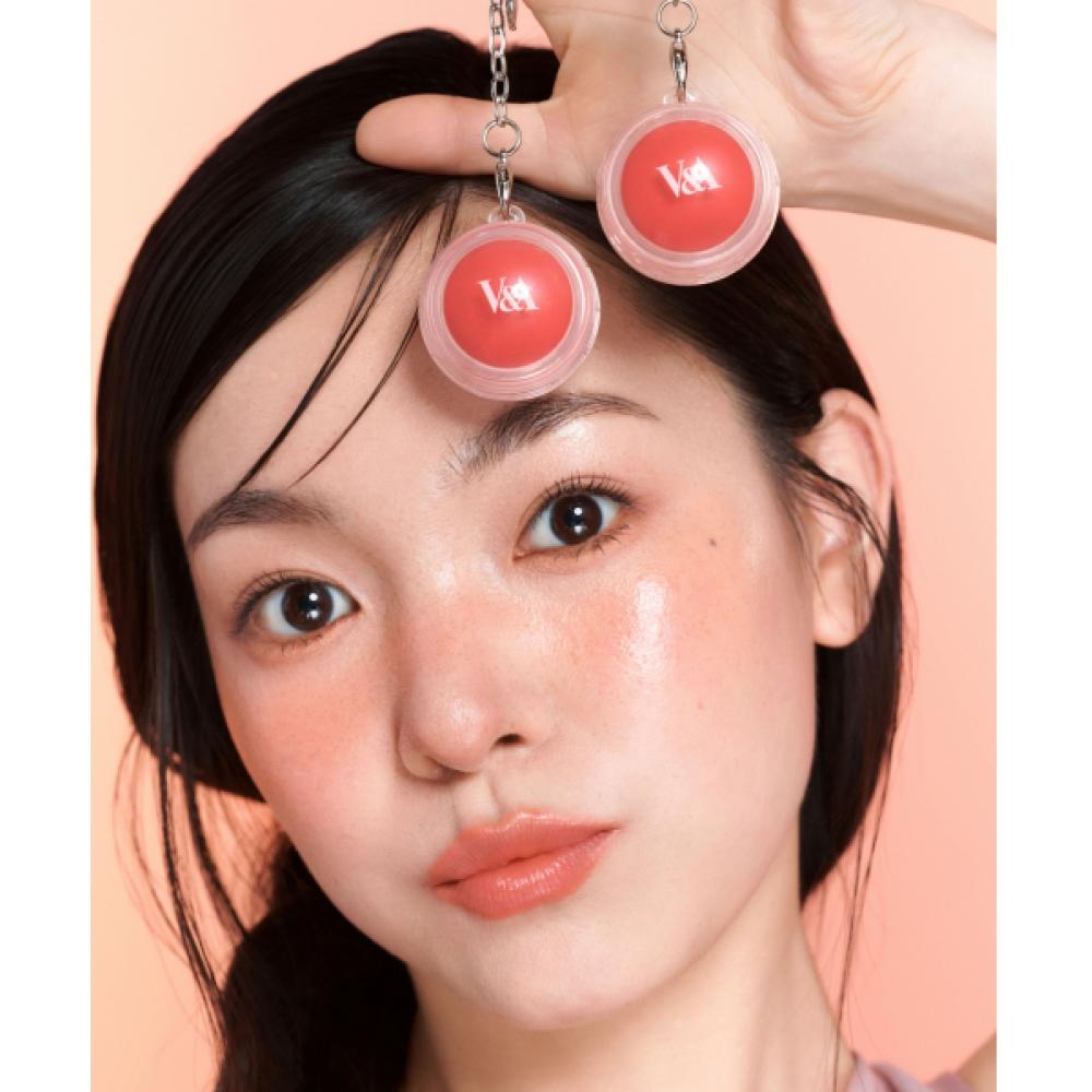 V A beAuty Mood Glow Pot Помада для губ и щек 4 цвета + Бесплатный брелок