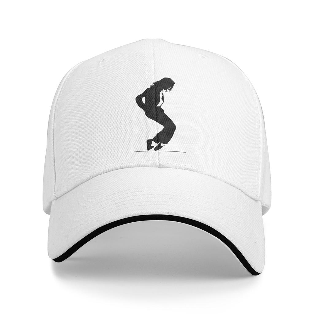 MJ Sparkling Glove Portrait Baseball Caps Casual Music Sandwich Caps Unisex Women Adjustable Sun Hat Outdoor