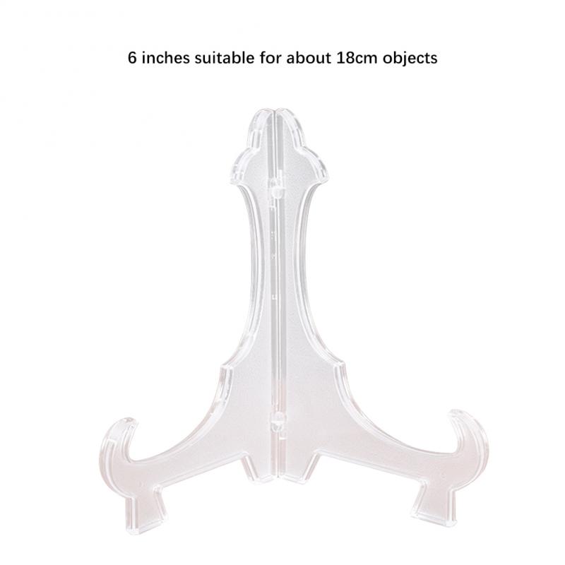 Label Holder Place Firmly Easy To Use Transparent Bracket Photo Frame Stand Adjustment Durable Acrylic Kitchen Tools Fold