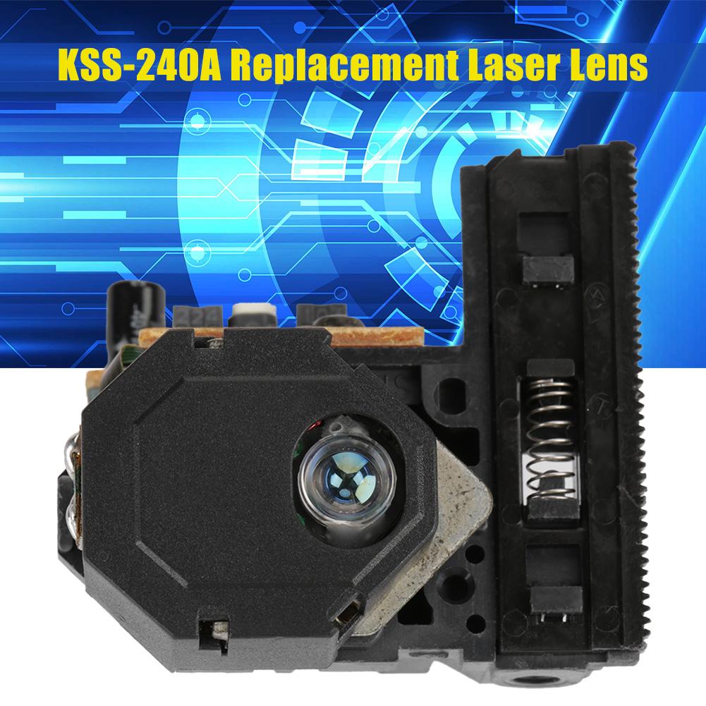 KSS-240A Replacement Lens for CD DVD Optical Pickup Black Color 4.5 x 4cm Size Light Weight Convenient to Replace