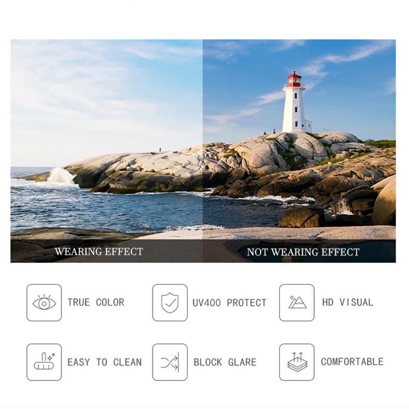 Спортивные солнцезащитные очки, мужские поляризационные очки с цветной пленкой, пылезащитные зеркальные солнцезащитные очки для верховой езды