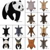 Nordic Style Cute Animal Printed Rug Panda Leopard Tiger Giraffe Lion Shape Faux Skin Carpet Plush Antiskid Carpet