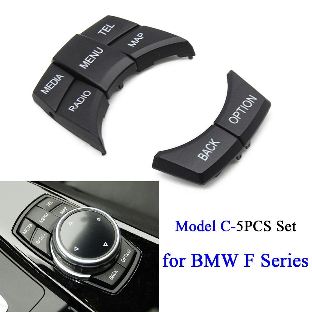 Салон автомобиля CIC IDrive, мультимедийный переключатель, крышка кнопки меню для BMW 1 2 3 4 5 6 7 X3 X4 F20 F22 F30 F34 F36 F10 F02 F06 F25
