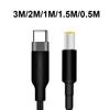 Кабель питания для ноутбука с быстрой зарядкой, USB C на DC7.9x5.5мм 20В, для зарядки ноутбуков, плетеный провод