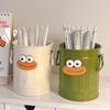 Cartoon Pen Holder Large Capacity Storage Organizer for Pens Pencils Markers Crayons Desk Storage Container for Home Office