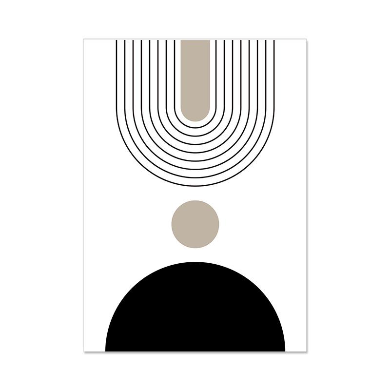 Богемия Абстракция Радуга Линия Минималистичные Плакаты Печать Холст Картина Настенные Картины Спальня Гостиная Домашний Декор