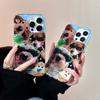 Dog Puppy Happy Relif 2023 Imd Phone Case For Iphone 11 12 13 Promax 14 Pro Max Back Cover 3d Family Animal Back Cover Capa
