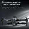 New K10 MAX Aerial Photography 4K Drone Obstacle Avoidance Three-camera Remote Control Aircraft Optical Flow Quadcopter Toy Gift