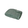 Quilted Washed-crumpled Look Bedspread "Angkor" Toison d'Or - Angkor Eucalyptus - 180 X 240 Cm