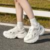 Модная обувь для женщин 2025 Горячая распродажа Женские вулканизированные туфли на шнуровке спереди Модные полые легкие удобные уличные повседневные туфли