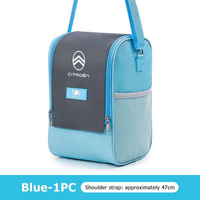 Insulated Lunch Bag Cooler Thermal Food Container Shoulder Strap For Citroen C4 C3 C5 C1 C2 C6 VTS C4L DS3 DS4 DS5 Grand