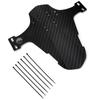 1Pcs Mountain Bike Mudguard 3D Carbon Fiber Twill MTB Fender Front/Rear Tire Wheel Universal Suitable for Disc Brake