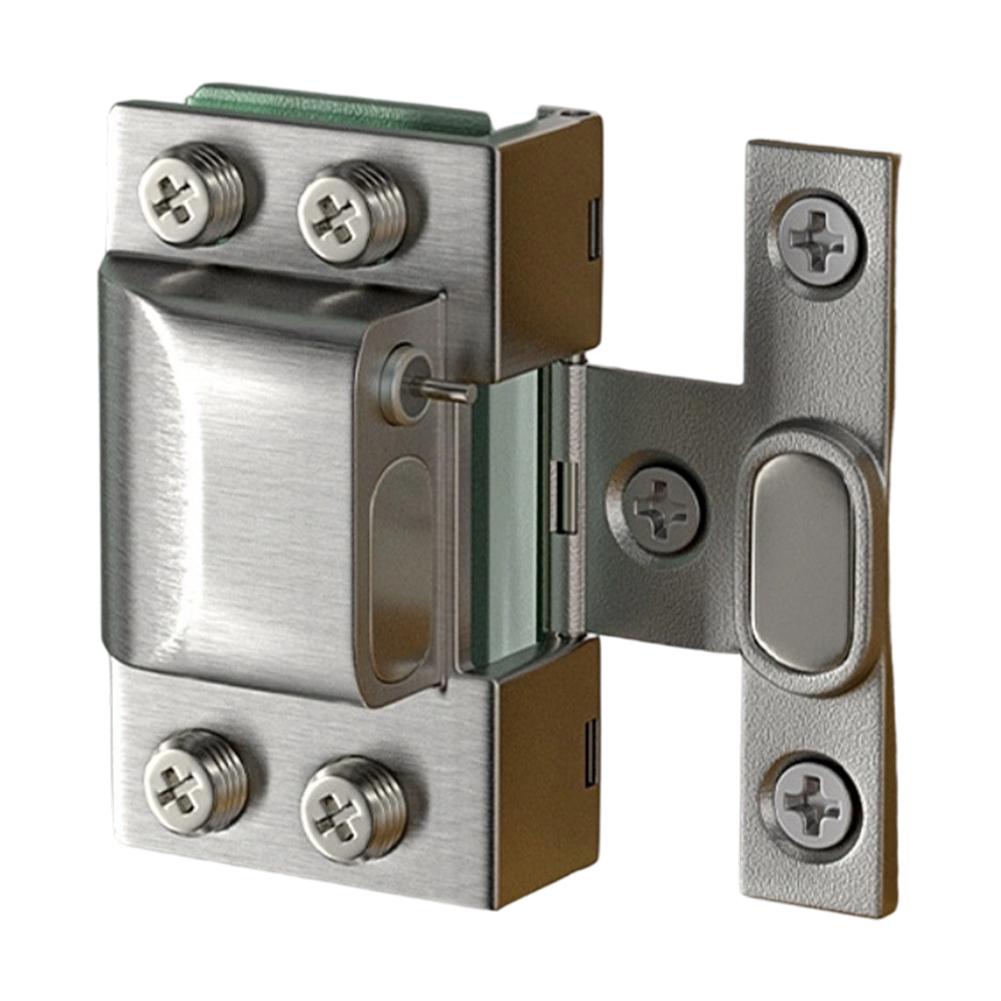 Cabinet Door Hinges Stainless Steel Hydraulic Damper Buffer Soft Close Frameless Glass Door Cabinet Clamp For 5-8mm Door Hinge