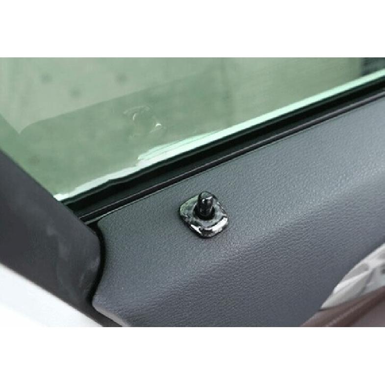 Bolt Lock Down Ring Frame Carbon Fiber Car Inner Door Fit For BMW X1 F48 2016-19