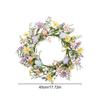 Spring Wreath With Eggs Colorful Egg Spring Wreath Artificial Flower Easter Wreath Farmhouse Easter Decorations With Mixed Twigs