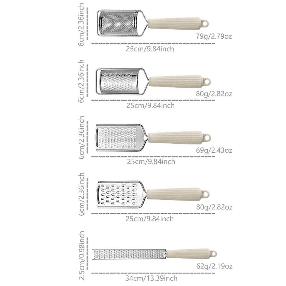 1Pcs Stainless Steel Cheese Grater Slicer Lemon Zester Chocolate Chopper Fruit Peeler Planer Vegetables Cutter Kitchen Gadgets
