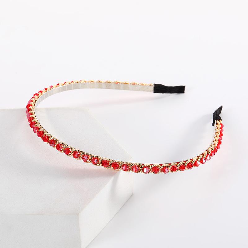 Модный женский обруч для волос, жемчужная повязка на голову с кристаллами и стразами, повязка на голову, аксессуары для волос