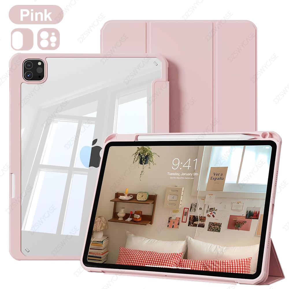 Чехол для iPad Air 13 дюймов M3 2025 и M2 2024, iPad Pro 12.9"(Выпущено в 2022-2018 гг.) Тонкий умный защитный чехол, Автопробуждение/Сон