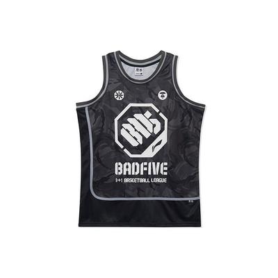 Баскетбольная майка Li Ning X Aape, серия Badfive, свободная, мужская, черный камуфляж AAYR353-1