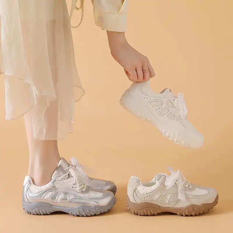 Fashion Maucassin Parkour White Tennis Lady Skateboarding Ladies Flat Shoes For Women Sneakers Size 35 Sport Snaeaker From China