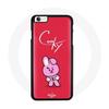 Case for Iphone SE BTS Bangtan Boys BT21 Cooky Red Background