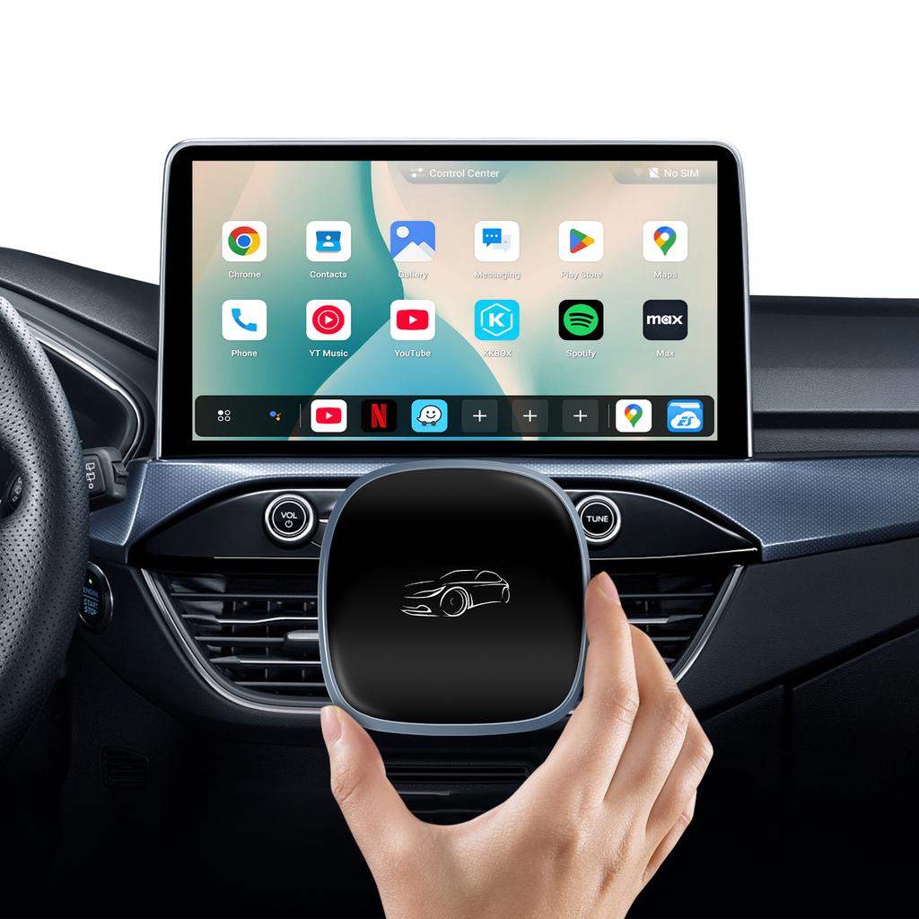 Android 13 CarPlay Ai Box 3-в-1 CarPlay Android Auto Проводной в Беспроводной Android Qualcomm 6115 Восьмиядерный 4G+64G, Plug and Play
