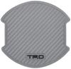 TRD MS010-00029 Door Handle Protectors, Silver Carbon Fiber, Set of 2, for Toyota Aqua, Corolla, C-HR, Tank, 86, Prius, Mark X, and Roomy