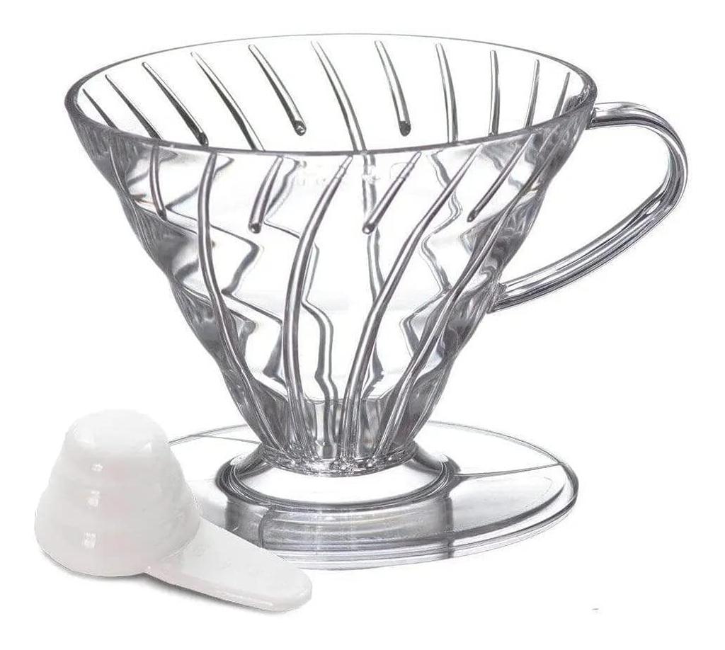 Hario V60 01 Прозрачный Кофе для чашек Дриппер, Прозрачный, 1-2 (VD-01T)