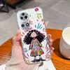 For Huawei P50 Pro P50E Phone Case Lucky Flowers Patterns Transparent Protective Funda For Huawei P 50 Soft TPU Silicone Bumper