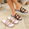 Sandals  EVA Solid Color Garden Casual Slippers Women's Jelly Shoes Sports Antiskid Beach Sandal Platform Slippers