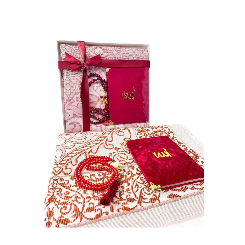 Подарок для приданого Ясин Молитвенный коврик Набор четок Роскошный