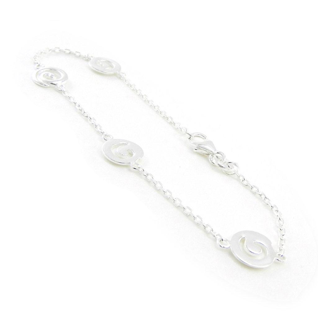 Les Trésors De Lily [I9095] - Серебряный браслет «Choréographie», серебро (родиевое покрытие) - 10 мм