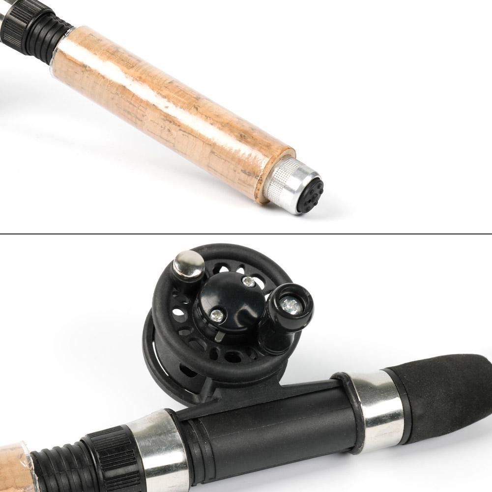 Комбинированные спиннинги и катушки для зимней рыбалки для ловли окуня, форели, лосося, набор инструментов для ловли рыбы