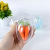 5PCS Party Supplies Transparent Ball Egg Shape Candy Box Home Decoration Easter Eggs