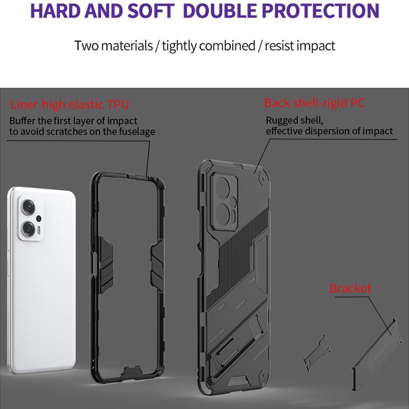 Противоударный чехол для Xiaomi Poco F4 GT X4 M4 Pro с магнитной подставкой-кольцом, бронированная задняя крышка для POCO X4 Pro Poko Little F4 X4GT
