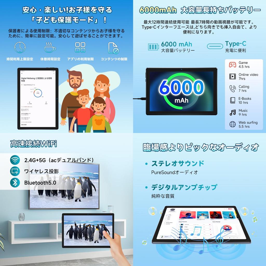 Планшет 10 дюймов Первый планшет Android15 TF Widevine BMAX I9Plus Android планшет TDDI Incell IPS экран 8-ядерный процессор Планшетная проекция [выпуск Android15]