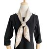[Art Flowers] Silk Scarf Silk Square Scarf 90Cm Simple Color Matching Shawl Atmospheric Handmade