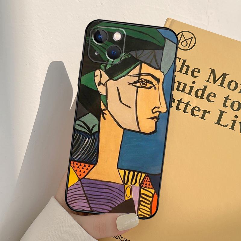 Чехол для телефона Picasso Abstract Art Для iPhone 17 16 15 14 13 11 12 Pro Max mini XR 16e 15 16 Plus 17 Air Полное покрытие
