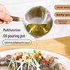 Stainless Steel Mini Hot Oil Pot with Spoon - Splash-Proof Multitasker