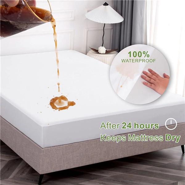 Водонепроницаемая простыня на подкладке, постельное белье, наматрасник, простыня с резинками, защитный чехол для кровати с эластичной резинкой по всему периметру, без наволочки