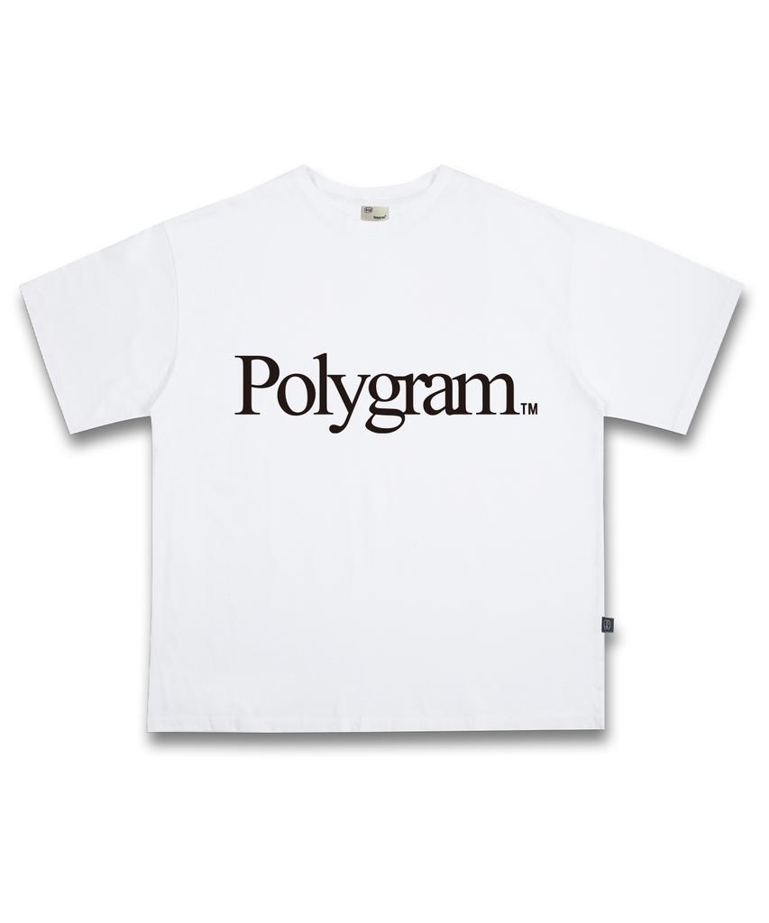 POLYGRAM Lettering Pgm 16-Count Cotton Oversized Short Sleeve T-Shirt [3 Colors]