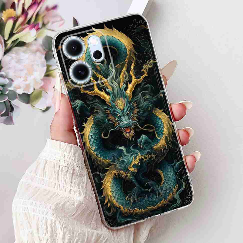 For Oppo Reno14 F 5G CPH27436.57" Case Colorful Butterfly Flowers TPU Soft Silicone Cover For Oppo Reno 14 F RENO14F Phone Cases
