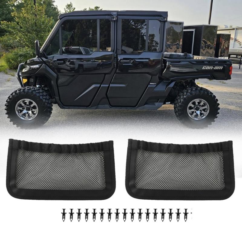Easy Install UTV Rear Cargo Bag Organizers Storage Basket with Mesh Pockets for Efficient Space Utilization 715003019