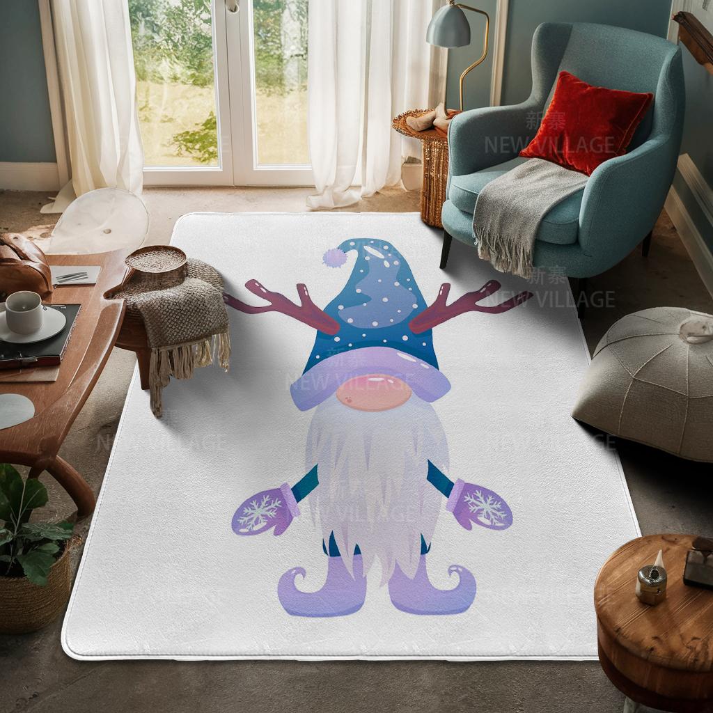 Ковер у входа в дом Домашний коврик у двери Гостиная Ванная Комната Ноги ванная комната Нескользящие коврики с водопоглощением для ванной Счастливого Рождества зима