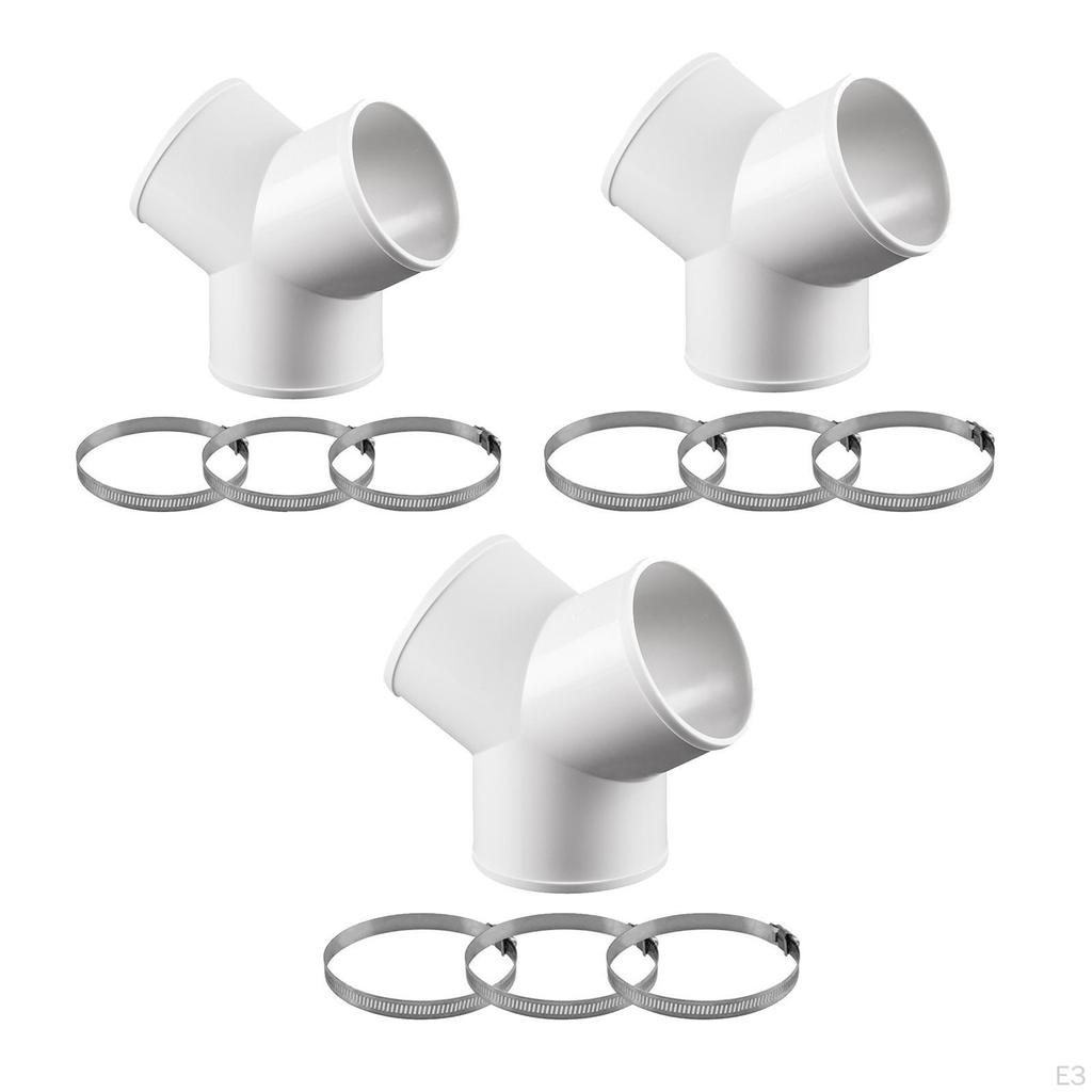 3 Way Duct Connector, Splitter for Exhaust Fan Hose