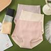 Women Briefs Solid Color Thin Breathable Elastic Lifting Buttocks Abdominal Tuck Underwear High Waist Seamless Underwear