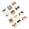 12x записок-липучек с животными, маленькие блокноты, стикеры-липучки с изображением собак из мультфильмов, школьные канцелярские принадлежности для студентов