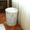 Плетеная корзина для белья Корзина для грязного белья Домашняя корзина для хранения одежды Плетеная корзина с крышкой для ресторана с хот-потом