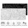 Fluid Pad Contour Computer Desk Pad Rubber Non  Slip Line Pad